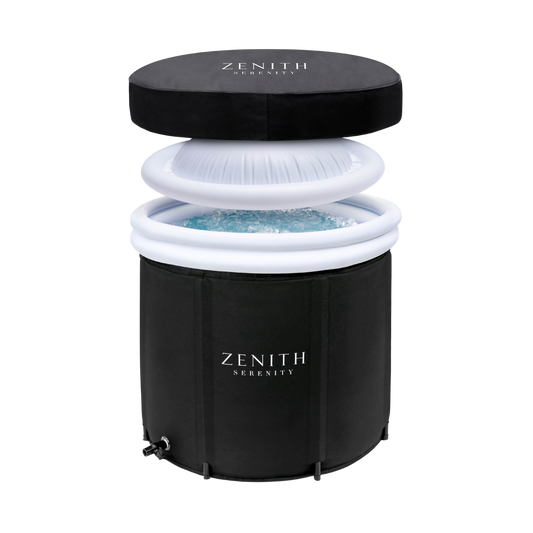 Zenith Serenity™ Premium All-In-One Ice Bath | XL 480L - Zenith Serenity Limited front angle